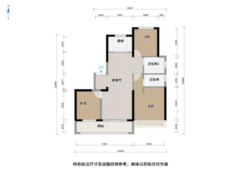 130户型图