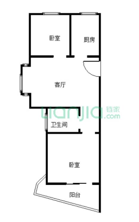 84平户型图