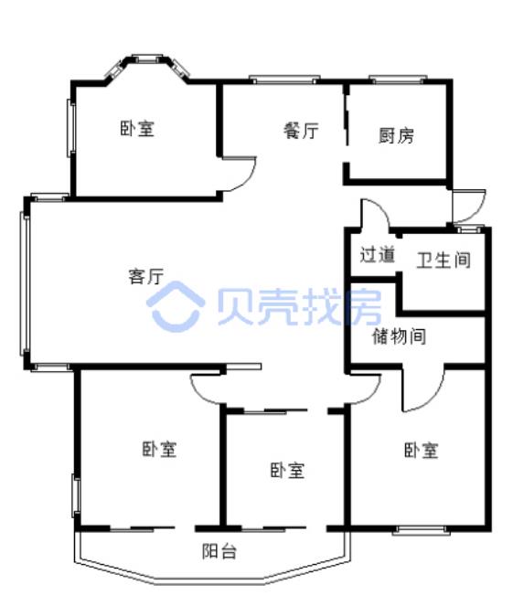 152平户型图