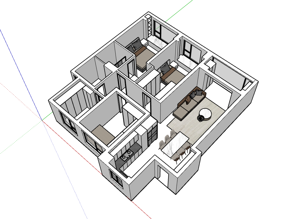 温州之翼3D模型